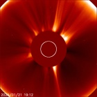 Latest LASCO C2 image of the Sun